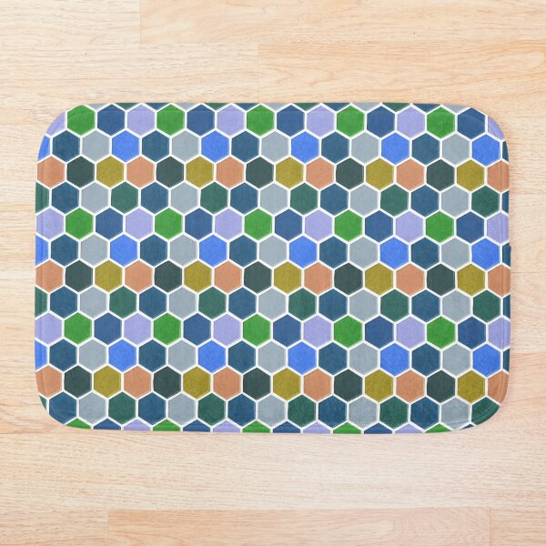 Item preview, Portuguese tiles in blue and moss pattern designed and sold by EllenLambrichts.