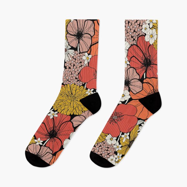 Item preview, Big Retro Blooms designed and sold by Nina Raby - Jones.