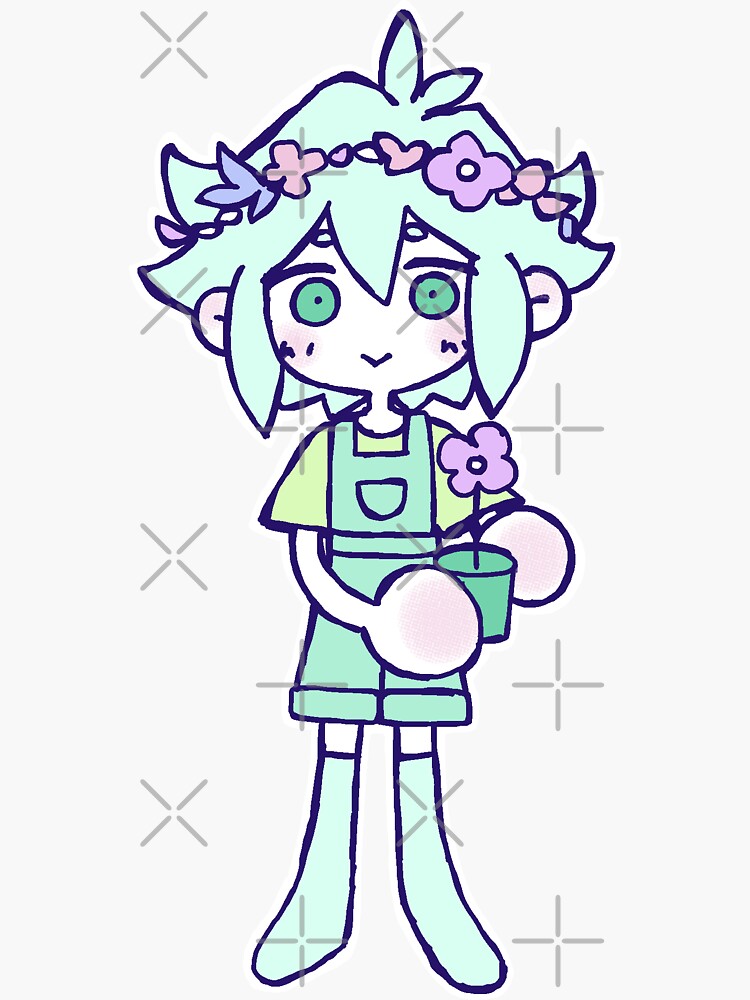 "OMORI Basil" Sticker by kaejun Redbubble