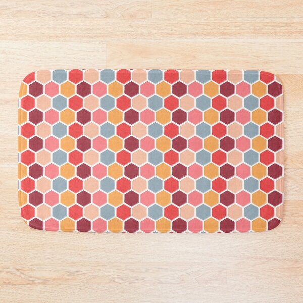 Item preview, Portuguese tiles in red hues and grey pattern designed and sold by EllenLambrichts.