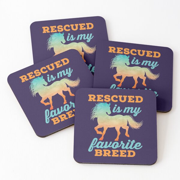 Item preview, Rescued Is My Favorite Breed Horse Rescue  designed and sold by jaygo.