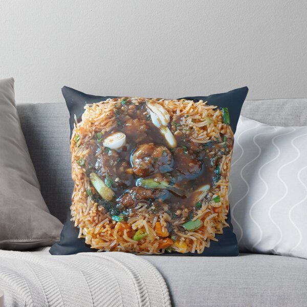 Item preview, Food is my love language. Manchurian Rice Bowl. Food Photography designed and sold by TheGoToStore.