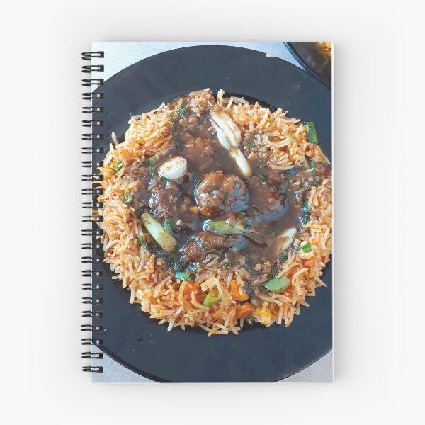 Item preview, Food is my love language. Manchurian Rice Bowl. Food Photography designed and sold by TheGoToStore.