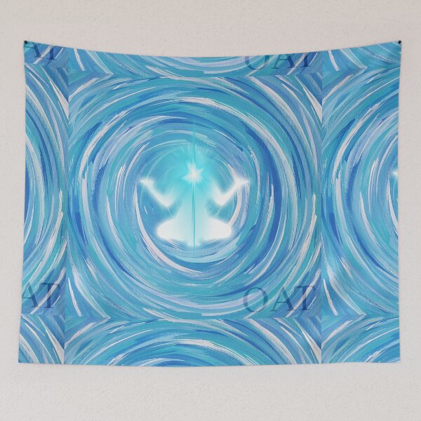 Item preview, Throat Align Blue Aura Explosion designed and sold by Olivia Tatara.