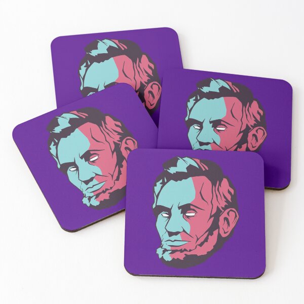 Item preview, Lincoln head duotone designed and sold by ymd3signsshop.