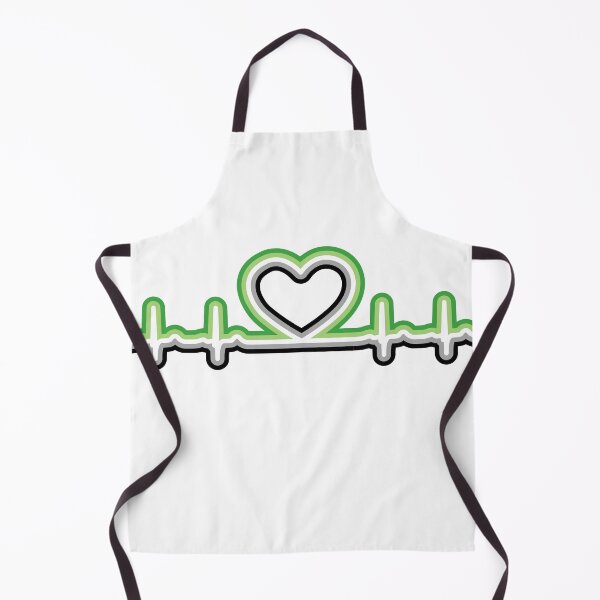 Item preview, Aromantic Pride Heartbeat designed and sold by Heartbeatsalad.