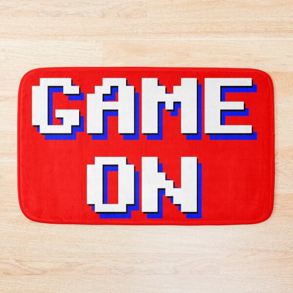 Item preview, Cute pixelated Game On red background designed and sold by PincGeneral.
