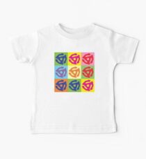 45 Record Holder Pop Art T-Shirt Baby Tee