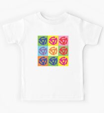 45 Record Holder Pop Art T-Shirt Kids Tee