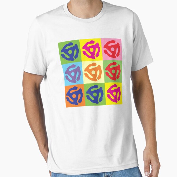 Item preview, 45 Record Holder Pop Art T-Shirt designed and sold by retrorebirth.