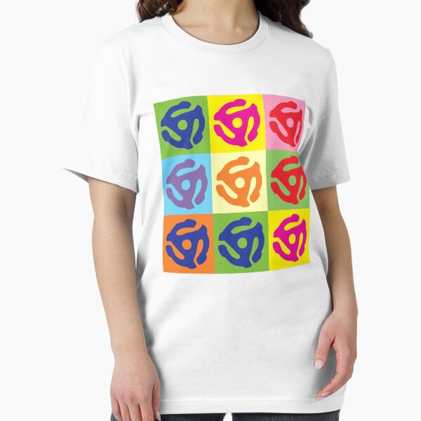 Item preview, 45 Record Holder Pop Art T-Shirt designed and sold by retrorebirth.