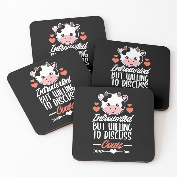 Item preview, Introverted but willing to discuss cows designed and sold by MYNAMEISSSOZI.
