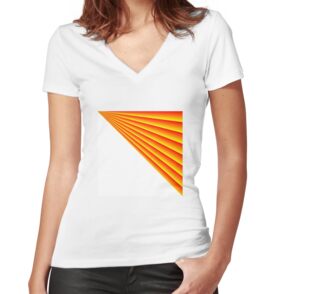 Women's Fitted V-Neck T-Shirt