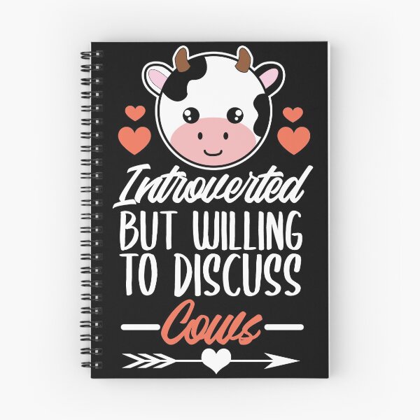 Item preview, Introverted but willing to discuss cows designed and sold by MYNAMEISSSOZI.
