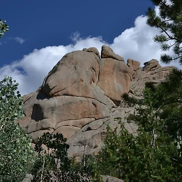 Artwork thumbnail, Lumpy Ridge rockies by Amanda Huggins