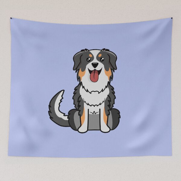 Item preview, Cute Kawaii Australian Shepherd Aussie  designed and sold by HappyTees Lab.