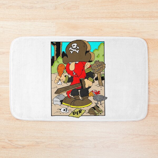 Item preview, THE LEGEND OF LONG BEARD THE PIRATE AND CEMENT PETE UNCOVERED TREASURE T-SHIRT designed and sold by wacko41.