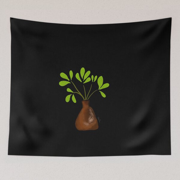 Item preview, Ceramic vase with green flowers designed and sold by Josep  Mestres.