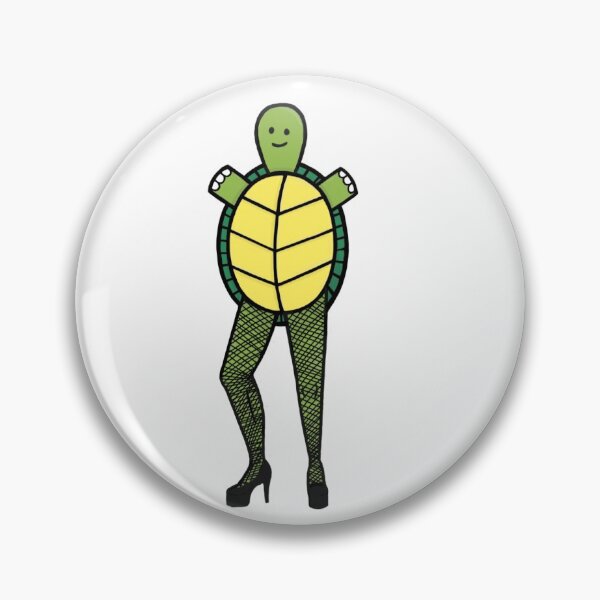 Item preview, Sheldon the Sexy Turtle (w/ green legs and fishnets) designed and sold by ssolid-shop.