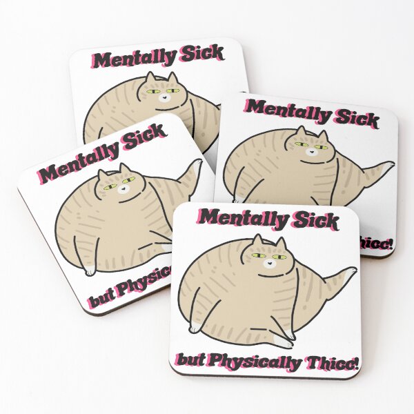 Item preview, Mentally sick, physically thicc designed and sold by sian hornby.