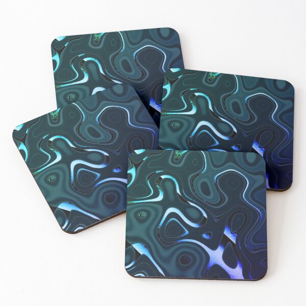 Artikelvorschau, Alien Skins Cyan Blue Schillern entworfen und verkauft von Thecolorschemer.