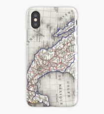 Vintage Map of Mexico (1852) iPhone Case