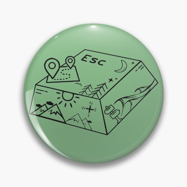 Item preview, Escape Key Outdoorsy Tech for Nature Lovers designed and sold by Sunpeak Merch.