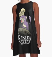 Kakuna Rattata A-Linien Kleid