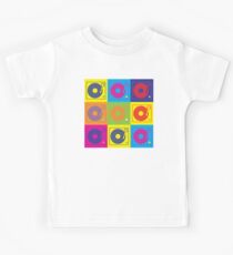 Vinyl Record Turntable Pop Art 2 Kids Tee