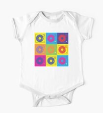 Vinyl Record Turntable Pop Art 2 One Piece - Short Sleeve