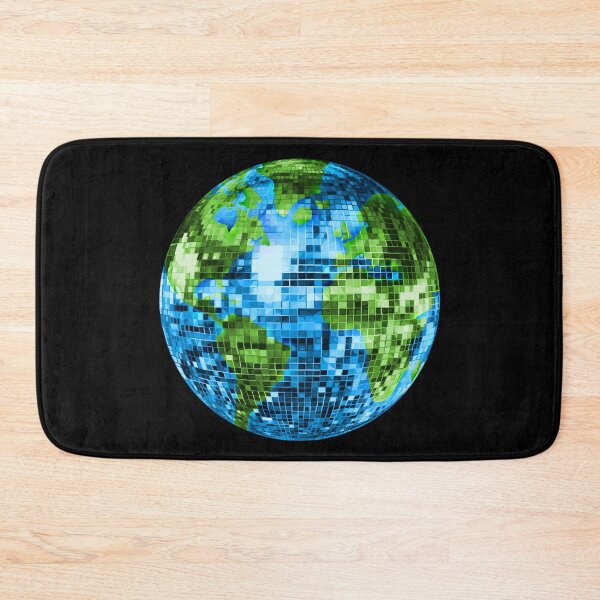 Item preview, Galactic Disco Ball Planet Earth  designed and sold by Deborah Camp.