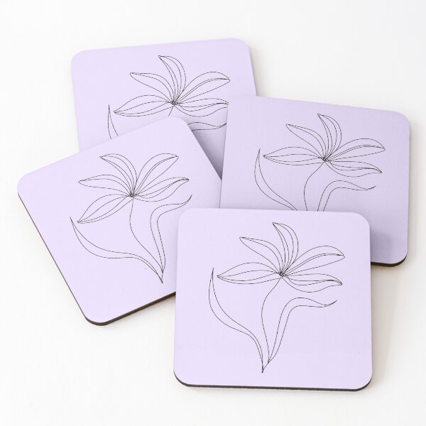 Item preview, One line art flowers designed and sold by IriArt-Designs.