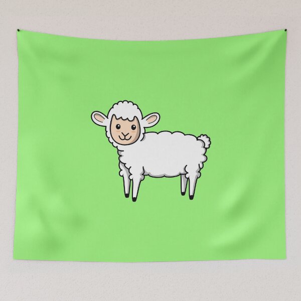 Item preview, Cute Kawaii Sheep Lamb  designed and sold by HappyTees Lab.