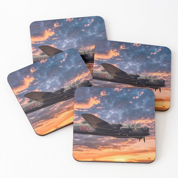 Item preview, Avro Lancaster Bomber at Sunset designed and sold by derekbeattie.