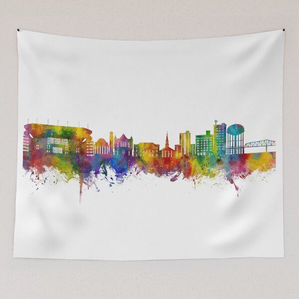 Item preview, Tuscaloosa Alabama Skyline designed and sold by ArtPrints.