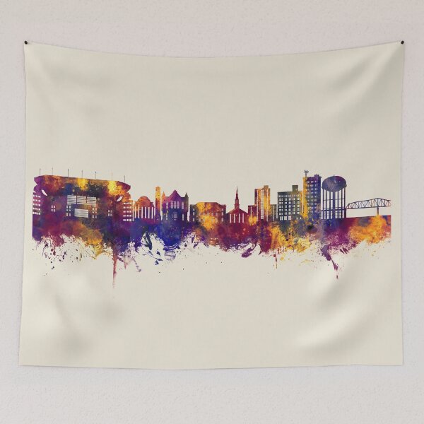 Item preview, Tuscaloosa Alabama Skyline designed and sold by ArtPrints.