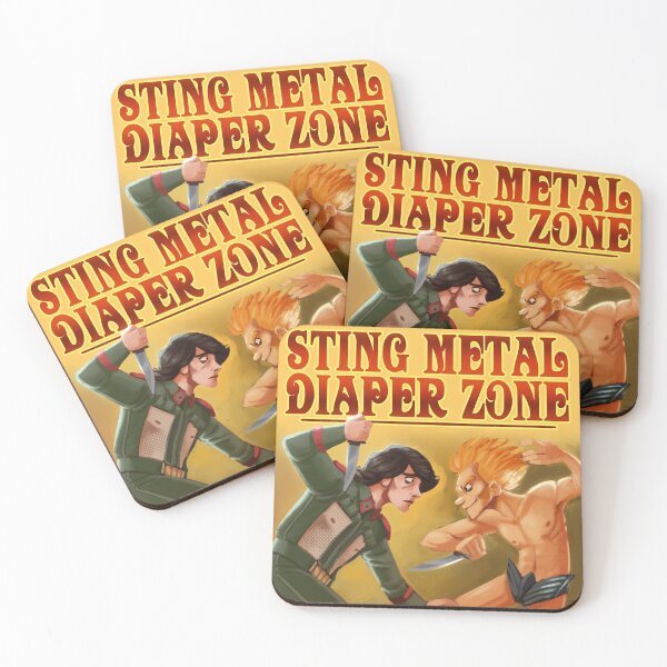 Item preview, Sting Metal Diaper Zone Poster designed and sold by psygull.