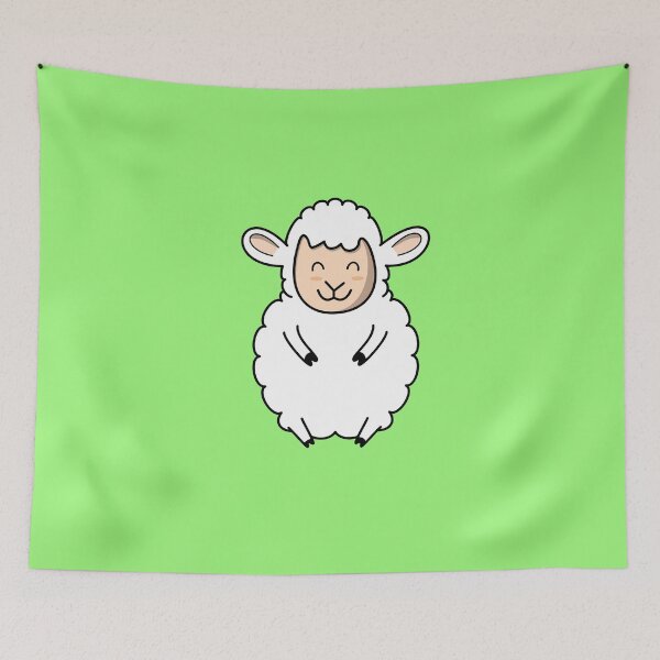 Item preview, Cute Kawaii Sheep Lamb  designed and sold by HappyTees Lab.