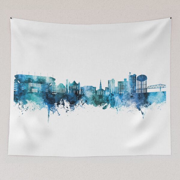 Item preview, Tuscaloosa Alabama Skyline designed and sold by ArtPrints.