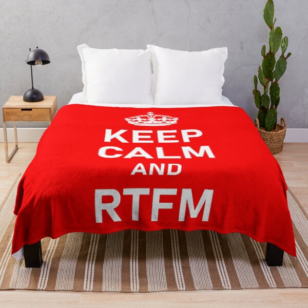 Item preview, KEEP CALM AND RTFM designed and sold by T-paw.
