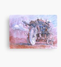 La citta in moto! Canvas Print
