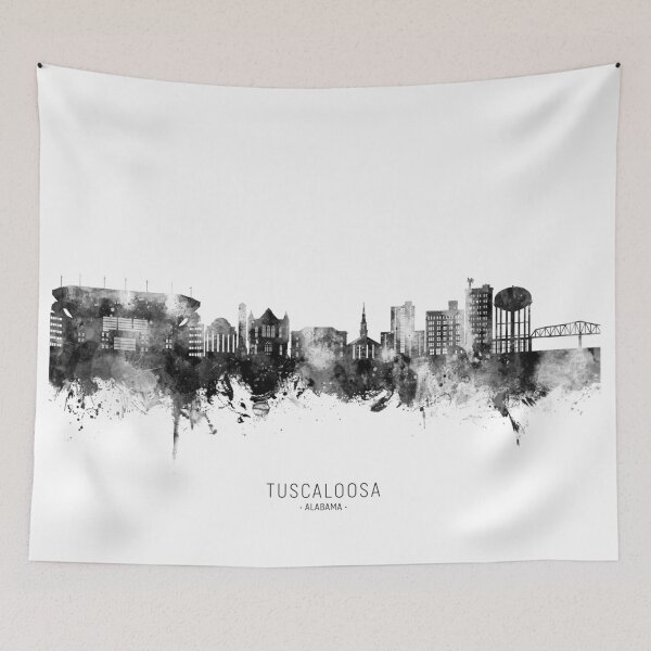 Item preview, Tuscaloosa Alabama Skyline designed and sold by ArtPrints.
