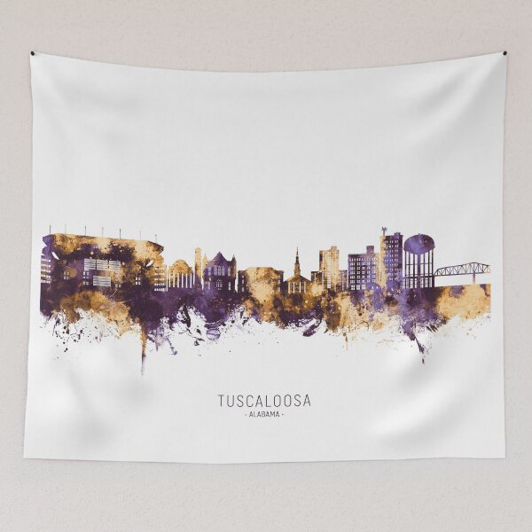 Item preview, Tuscaloosa Alabama Skyline designed and sold by ArtPrints.