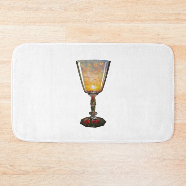 Item preview, A Glass of Musical Sunrise Sunset with Musician Notes Inside Crystal Goblet designed and sold by kmcs.
