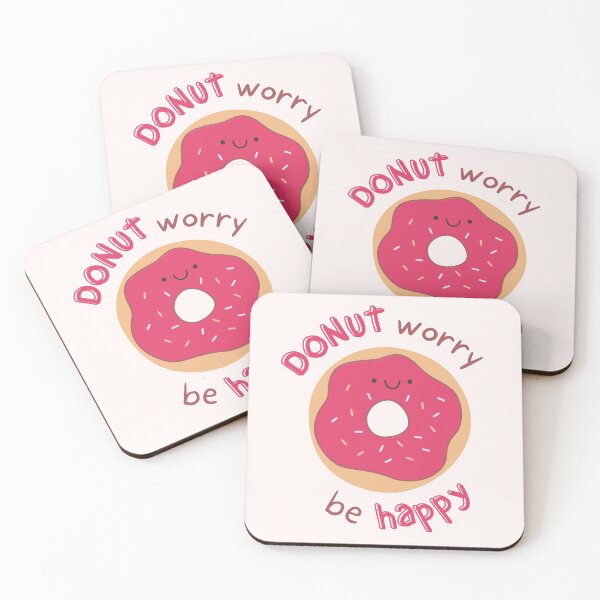 Item preview, DONUT WORRY BE HAPPY designed and sold by marinagreeco.
