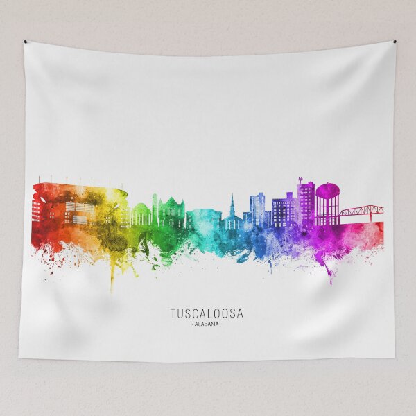Item preview, Tuscaloosa Alabama Skyline designed and sold by ArtPrints.