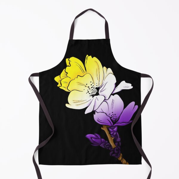 Item preview, Non-binary pride flower designed and sold by SpaceHead-Art.