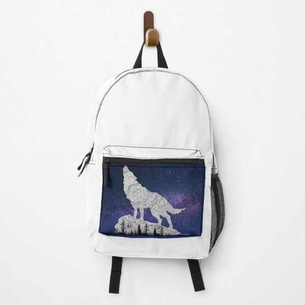 Item preview, Wolf and Milky Way designed and sold by MoonNRoselyne.