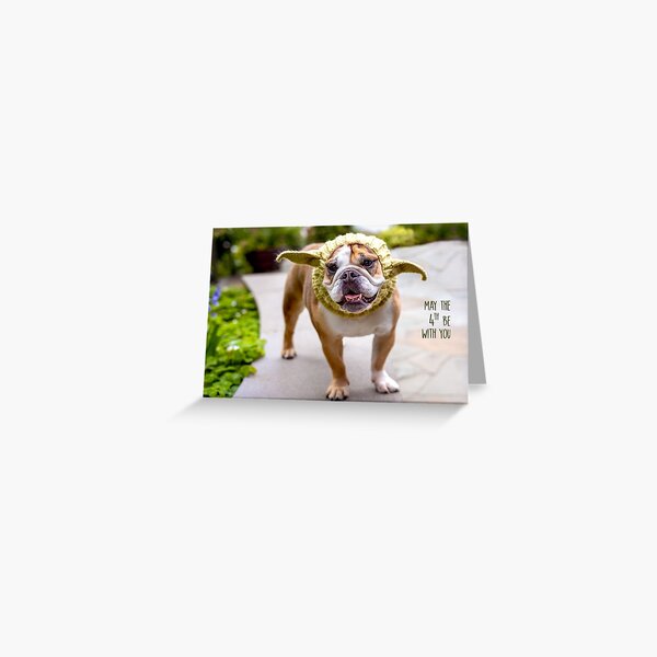 May The 4th Be With You - Greeting Card Greeting Card