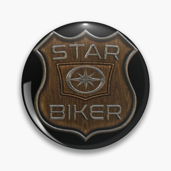 Item preview, Star biker wooden panel designed and sold by KlaraBubble.
